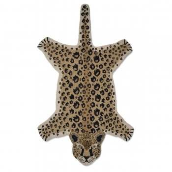 Barnrumnsmatta Leopard Natural 90x150cm